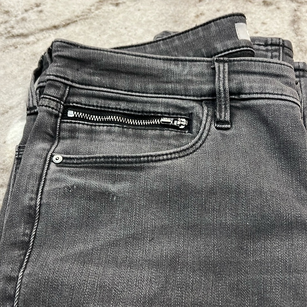 Athleta gray ankle skinny jean